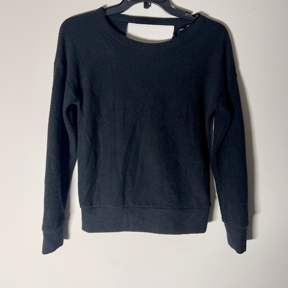 New Hippie Rose Juniors Cutout-Back Knit Top size black small - Picture 4 of 5